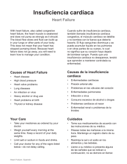 Heart Failure - Spanish - Health Information Translations