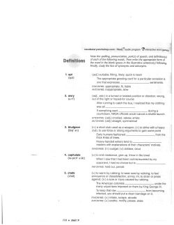 4. capitulate (ka pich`a l&auml;t) 110 t Un&Iacute;t 9