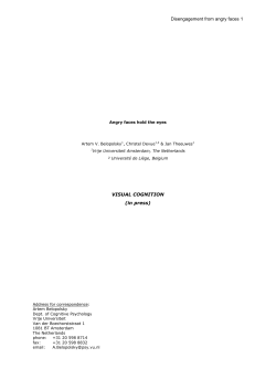 Angry faces hold the eyes