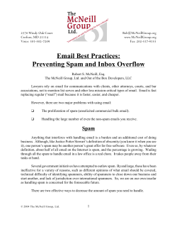 Email Best Practices: Preventing Spam and Inbox Overflow