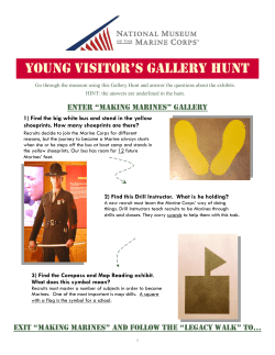 young visitor`s gallery hunt - National Museum of the Marine Corps