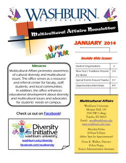 january 2014 - Washburn University