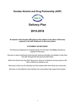 ADP Delivery Plan 2015-2018