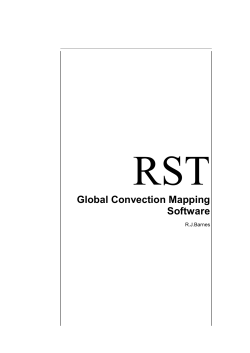 Global Convection Mapping Software