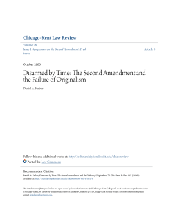 Disarmed by Time - Scholarly Commons @ IIT Chicago