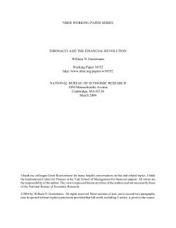 Fibonacci and the Financial Revolution