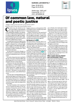 Common law, also known as case