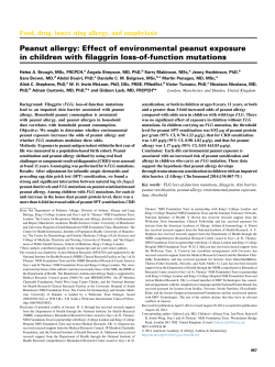 - Journal of Allergy and Clinical Immunology