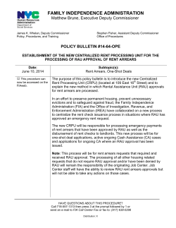 policy bulletin - WNYLC Online Resources