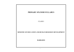 TABLE OF CONTENTS - Media Resource Department