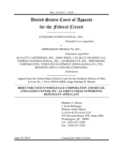 Lexmark Brief - Retail Industry Leaders Association