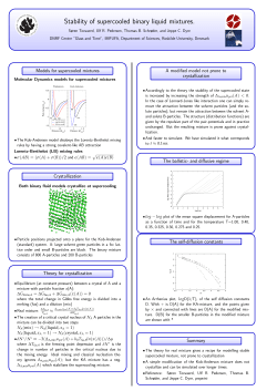 Stability of supercooled binary liquid mixtures.