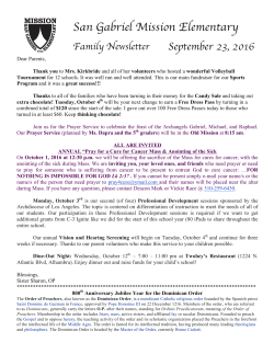 Family Weekly Newsletter 09-23-16