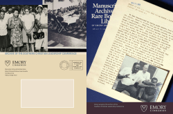 archive of the Southern chriStian LeaderShip conference