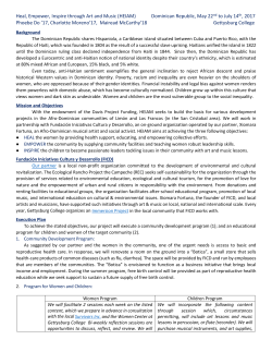 Heal, Empower, Inspire through Art and Music (HEIAM) Dominican