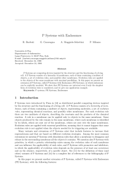 P Systems with Endosomes