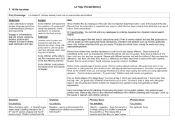 La Paga (Pocket Money) 1. At the toy shop