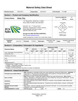 Material Safety Data Sheet