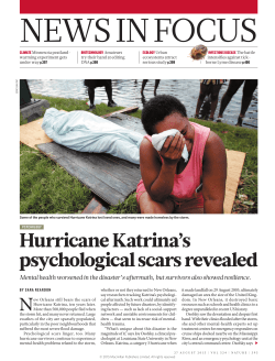 Hurricane Katrina`s psychological scars revealed
