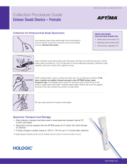 Swab, Unisex (Aptima)
