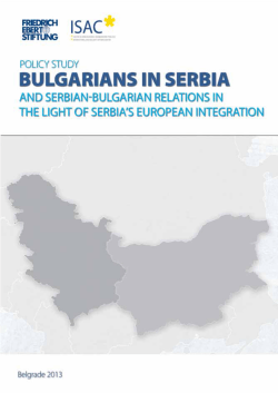 serbian-bulgarian historical ties - Bibliothek der Friedrich