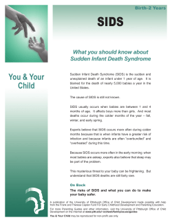 SIDS - Office of Child Development