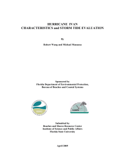 hurricane ivan - Florida Department of Environmental Protection