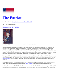 The Patriot - Sons of the Revolution