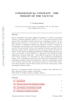 Cosmological Constant-the Weight of the Vacuum