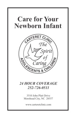 Newborn Infant Booklet for WEB