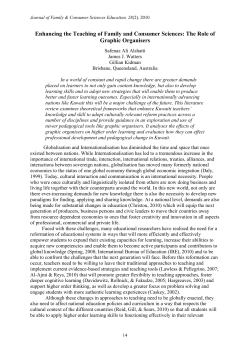 The Role of Graphic Organisers