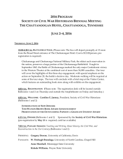 program - The Society of Civil War Historians