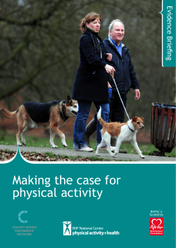 Costs of Physical Inactivity