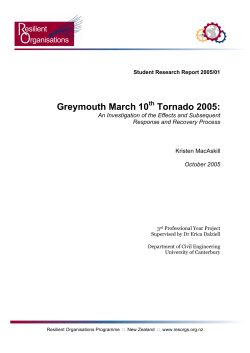 Greymouth March 10th Tornado 2005