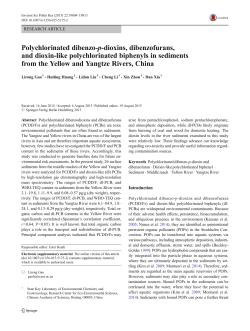 Polychlorinated dibenzo-p-dioxins, dibenzofurans, and dioxin