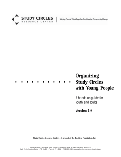 Organizing Study Circles with Young People