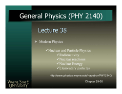 Adobe Acrobat file () - Wayne State University Physics and