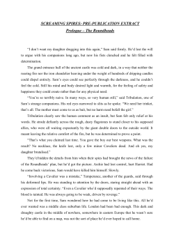 screaming spires: pre-publication extract