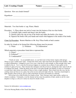 Lab: Creating Clouds