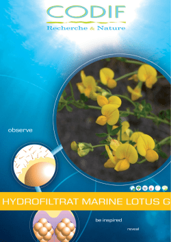 Hydrofiltrat Marine Lotus G Brochure
