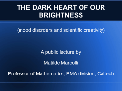 The dark heart of our brightness: bipolar disorder and scientific