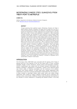 modernizing chinese modernizing chinese cities - FAU