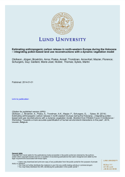 Estimating anthropogenic carbon release in north