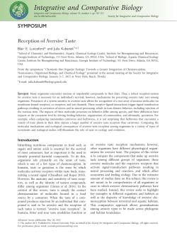 PDF - Integrative and Comparative Biology