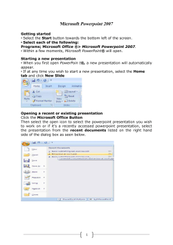 PowerPoint 2007