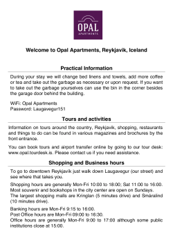 Practical Information_vefur DES 2015