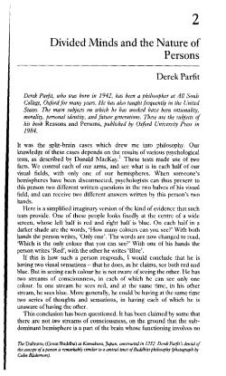 Divided Minds and the Nature of Persons