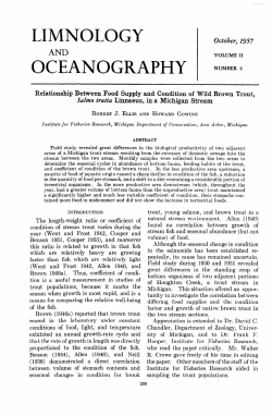 Salmo trutta - Association for the Sciences of Limnology and