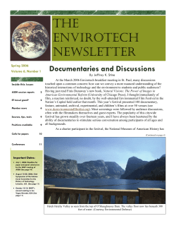 Spring 2006 &ndash; Volume 6, No 1