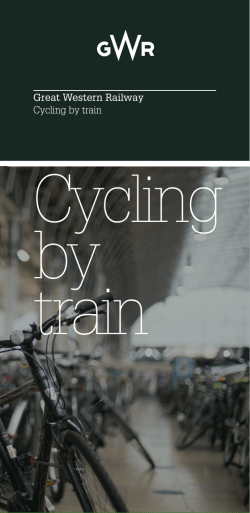 view our guide to taking your bike with GWR